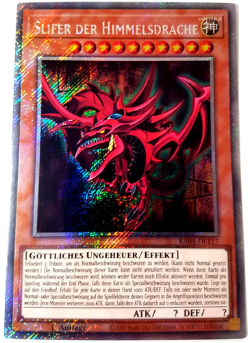 Karte slifer der - yu-gi-oh!,