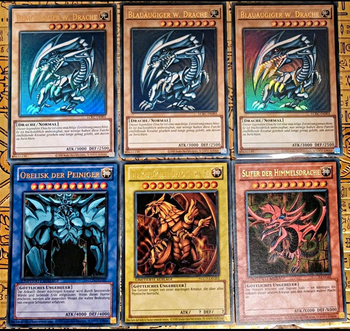 Konami 6 karten - konami, yu-gi-oh!